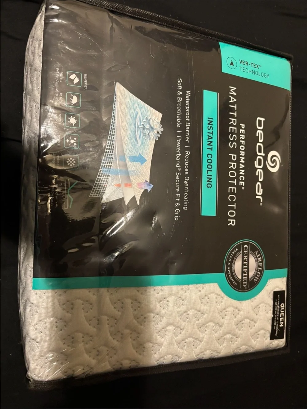 edge White Quilted Waterproof Mattress Protector